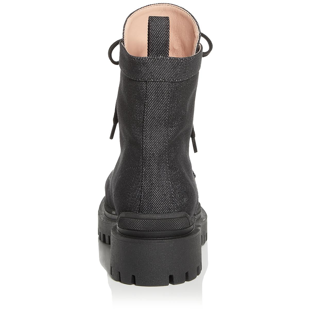 Ilio Smeraldo Womens Sulcer Leather Round Toe Combat & Lace-up Boots