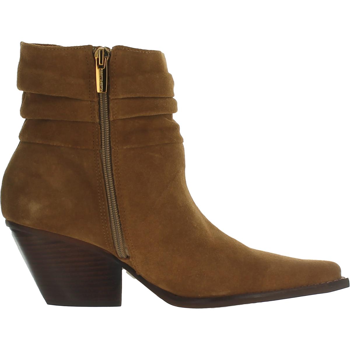 Vince Camuto Womens Nerlinji Suede Pointed Toe Ankle Boots product