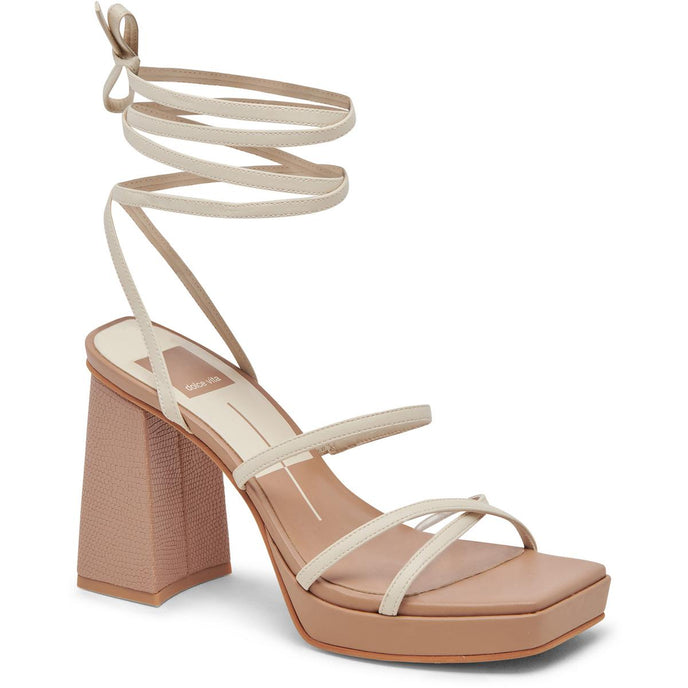Dolce Vita Womens AMANDA Faux Leather Strappy Platform Sandals | BHFO