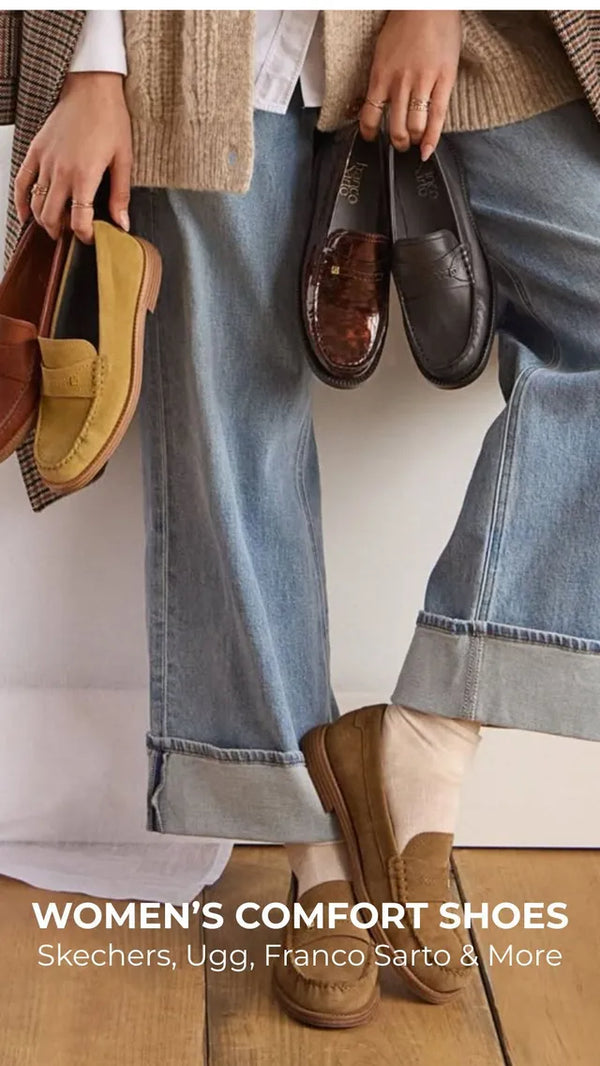 Women's Comfort Shoes | Skechers, Ugg, Franco Sarto & More! | Name Brand Comfort Technology Shoes at Unbeatable Prices!