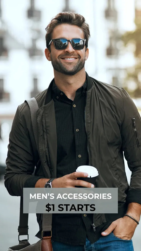 $1 Starts Men's Essential's! | Branded Socks, Swim, Ties & More!