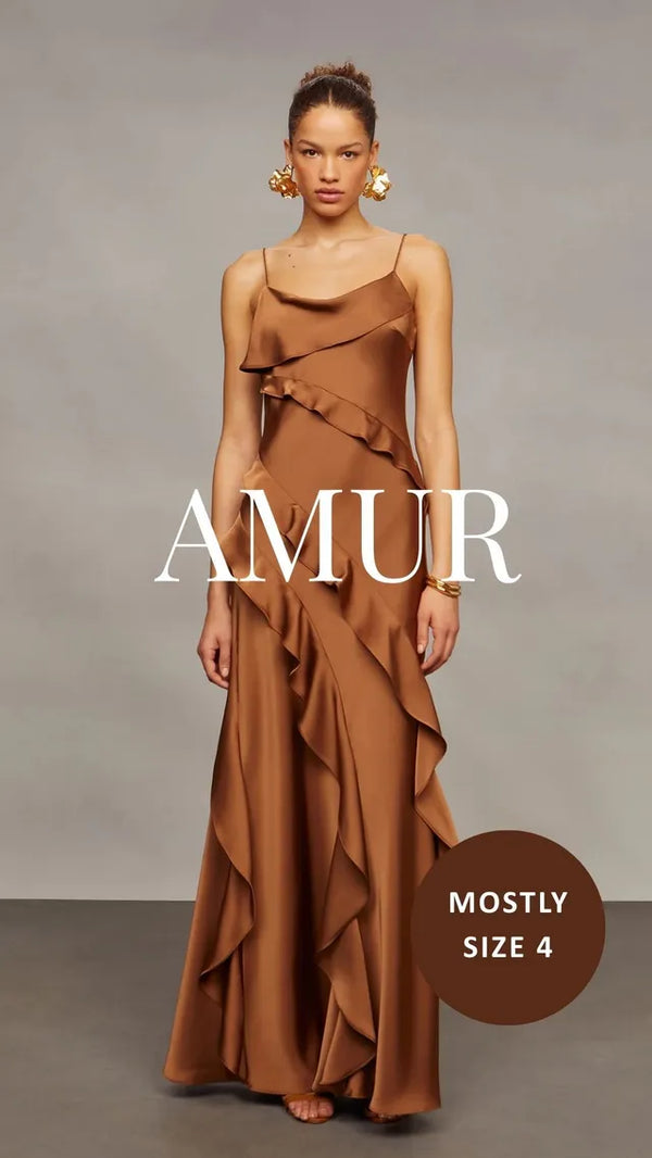 AMUR Designer Dresses 💚 A Mindful Use of Resources | Sustainable Luxury at UNREAL Prices | MOSTLY SIZE 4