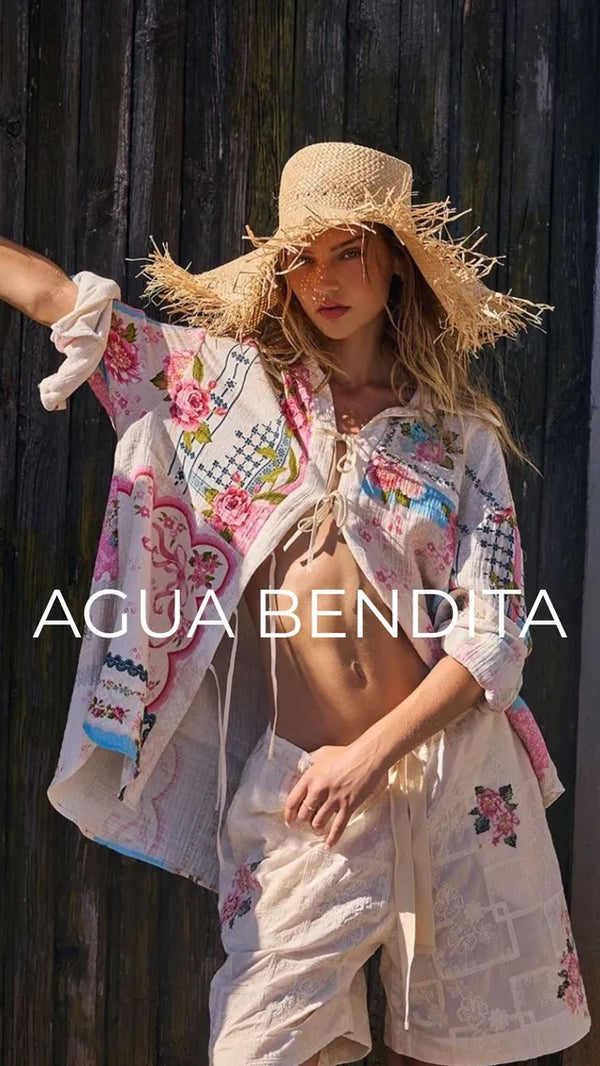 🌴AGUA BENDITA Women's Luxury Resort & Swimwear | NWT Luxe Designer Beachwear All Handmade in Columbia | LIMITED QUANTIY-RARE FINDS