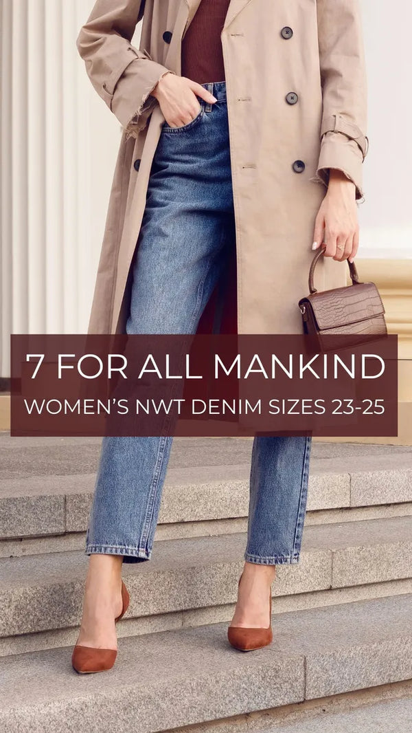 7 For All Mankind Women's Denim Sizes 23-25 $10 Starts! | All NWT!