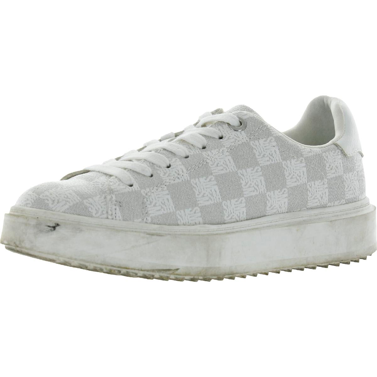 Shop Louis Vuitton Women's Grey Platform & Wedge Sneakers