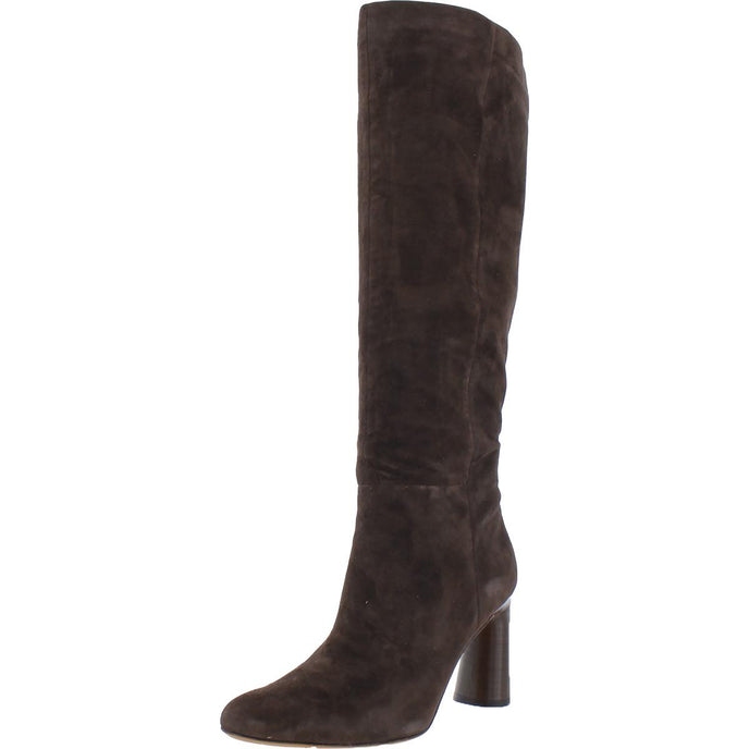 Vince Womens Highland Zipper Heels Knee-High Boots | BHFO