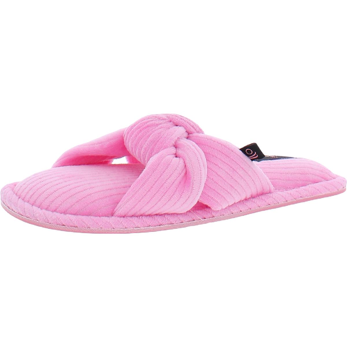 Cuddl Duds Womens Slip On Padded Insole Slide Slippers